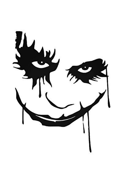 HEDİYENE BAK Joker Yüzü Maske 3 Araç, Araba, Oto, Motorsiklet, Kask, Laptop, ...