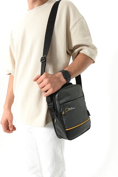 Baginn Geantă Messenger pentru bărbați, cu mâna de 23*14 cm, geantă de umăr cu curea încrucișată Mega Bag