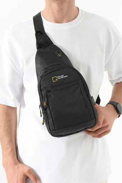 Baginn Τσάντα σώματος Τσάντα πλάτης Ανδρική τσάντα στήθους Λειτουργική χρήση BadyBag 27*15 cm