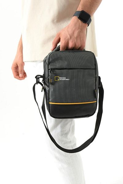 Baginn Geantă Messenger pentru bărbați, cu mâna de 23*14 cm, geantă de umăr cu curea încrucișată Mega Bag