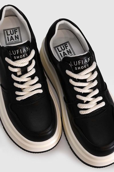 Lufian 121300003 Laura Unisex Sneaker Παπούτσια Μαύρα