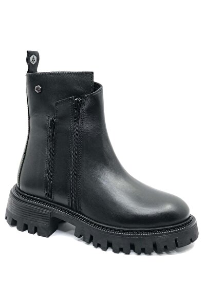 Hammer Jack 102-24675-Z Irene Γνήσιες Δερμάτινες Μπότες Γυναικείες Μπότες ΜΑΥΡΟ