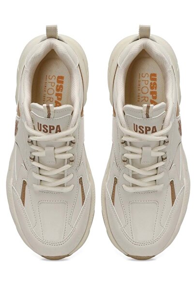 U.S. Polo Assn. Orijinal U.S POLO Assn. Sneaker Bej Spor Ayakkabı