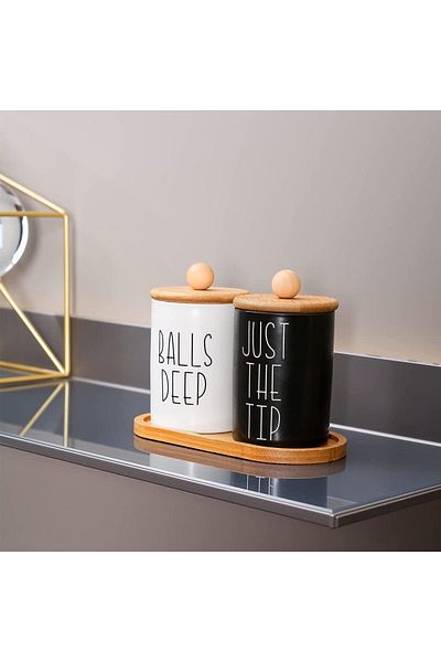 Sensoria Spice Rack Stand with Natural Bamboo and Wood