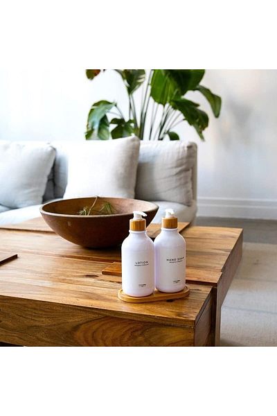 Sensoria Spice Rack Stand with Natural Bamboo and Wood