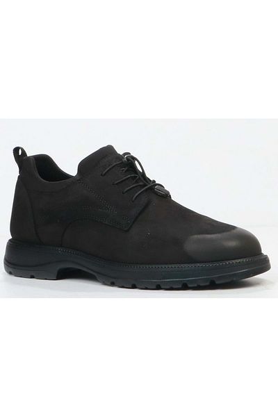 Hammer Jack 102-23635-M Pantofi casual pentru bărbați din piele cu talpă ortopedică Swell NEGRI