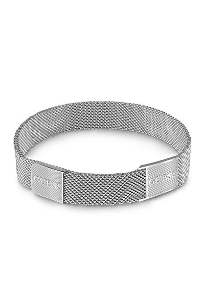 Guess Men's Metallic Gray Bracelet - Jgujumb03027Jwsttu