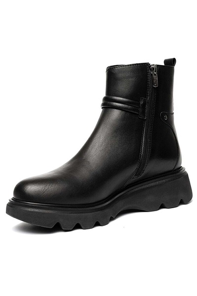 Greyder 33060 Zn Γυναικείες Μπότες Επίπεδη Σόλα Αστραγάλου ΜΑΥΡΟ