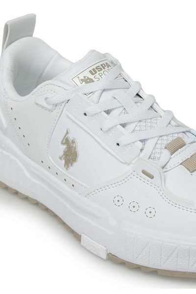 U.S. Polo Assn. BAZA. Polo Assn. Tenis de dans alb unisex - Pantofi sport