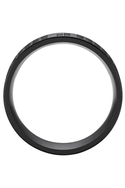 True Rebels Edelstahlring Ring Edelstahl schwarz