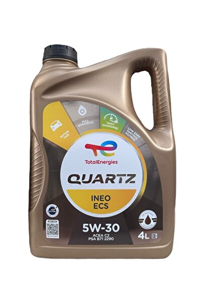 TOTAL Energies Quartz Ineo Ecs 5w-30 Acea C2 Psa B71 2290 Motor Yağı 4 Lt 2024 Üretim