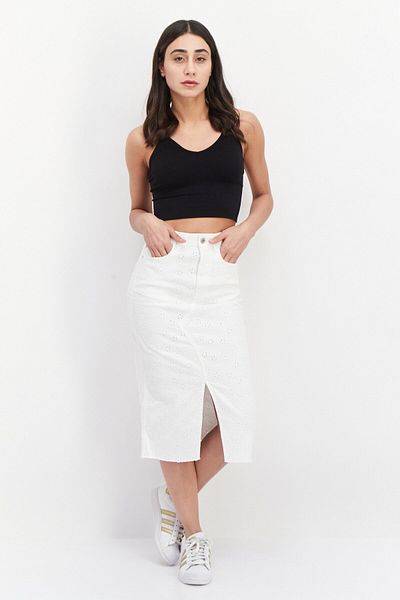 Guess Eyelet Detailed Women's Skirt