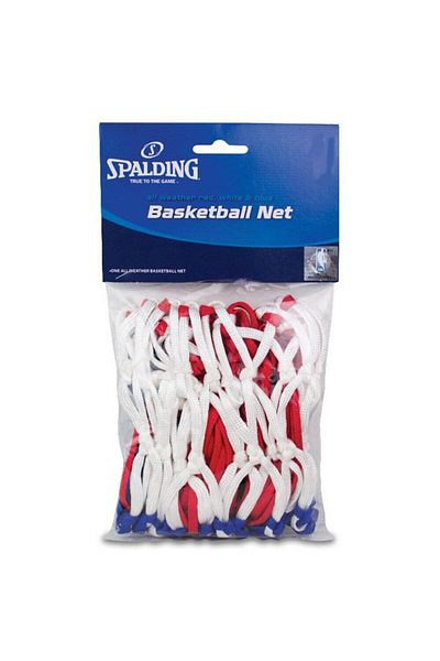 SPALDING Heavy Duty Basketball Net | Red/white/blue | Fits Standard Rims | Indoor/outdoor Use