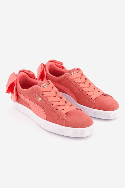 Puma SUEDE BOW WN S Pink Women's Sneakers100429206