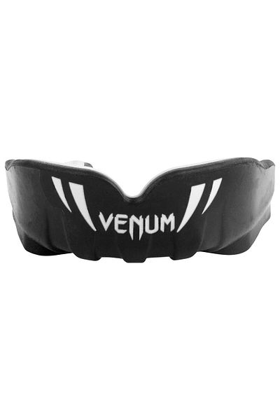 Venum Challenger Kids Mouthguard, Black/white, Protective Gear For Sports, Comfortable & Durable