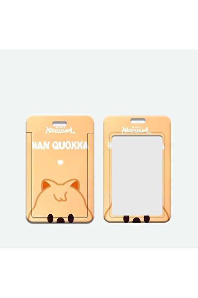 Kpop Dünyasi STRAY KIDS Han ''Han Quokka'' Σκληρό Κάλυμμα Θήκη Καρτών/Μπρελόκ