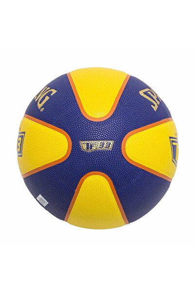 SPALDING Gold Bb | Yellow/blue | Size 6 | Stylish Durability For Indoor & Outdoor Games