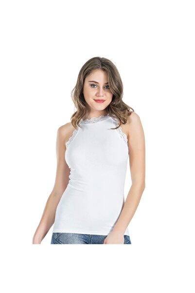 Narnuga MİRAXX قميص داخلي نسائي بدون أكمام من الدانتيل 229