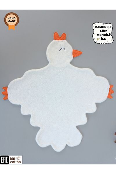Bebella Wellsoft Plush Lamb Fabric Winter Baby Blanket - Multi-Purpose Little Bird Baby Blanket - 120X120Cm