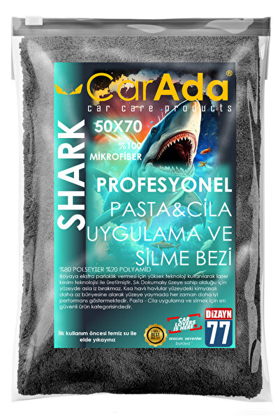 CarAda Pasta-cila Silme Kurulama Profesyonel Mikrofiber Bez Büyük Boy 50x70