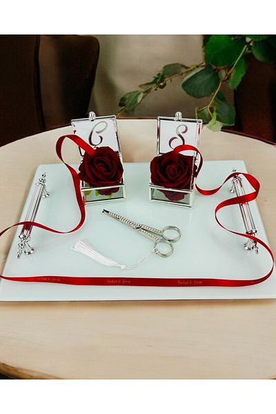 CyzHome Harmonized Silver Engagement Tray