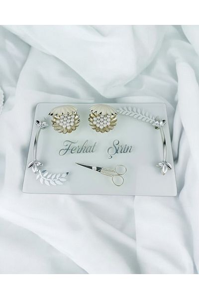 CyzHome Admire Silver Engagement Tray