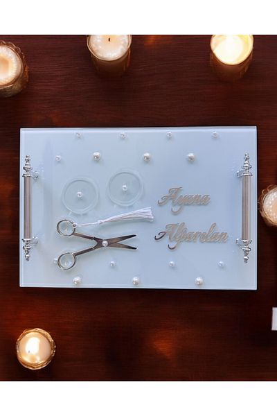 CyzHome Bonding Silver White Engagement Tray