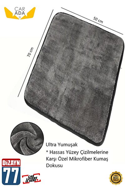 CarAda Pasta-cila Silme Kurulama Profesyonel Mikrofiber Bez Büyük Boy 50x70