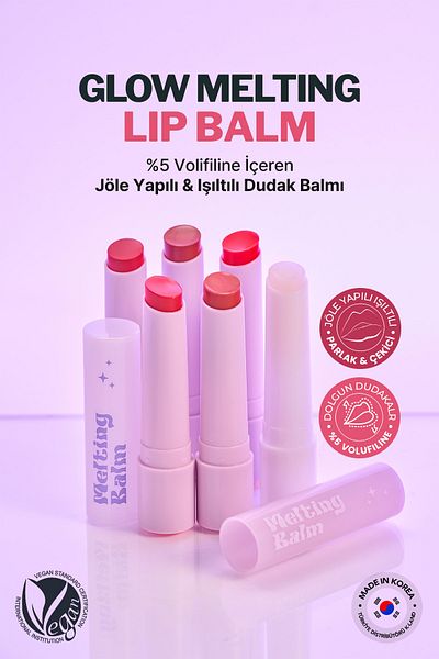 DERMA FACTORY 5% Volufiline - Lip Plumping and Moisturizing Glow Melting Balm