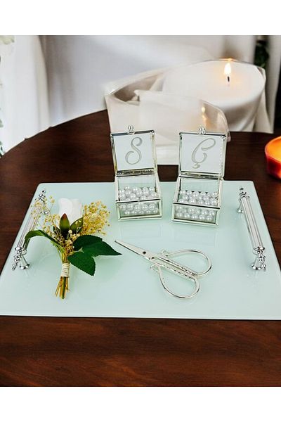 CyzHome Harmonized Silver Engagement Tray