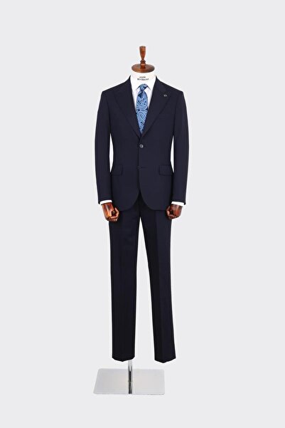 Kadir Büyükkaya İki Düğmeli Kırlangıç Yaka Erkek Takım Elbise-KAX1395S