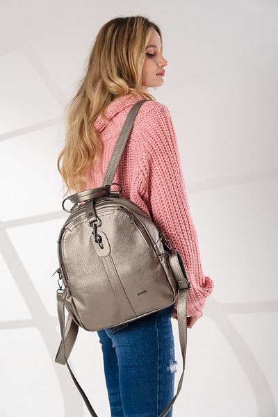 Just Polo Soft Leather Women's Backpack and Arm Bag