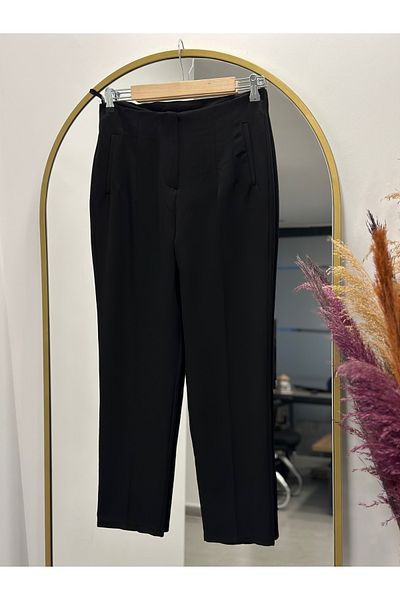 Ebrar Store Black Beren Hidden Pocket Trousers - Mt1508