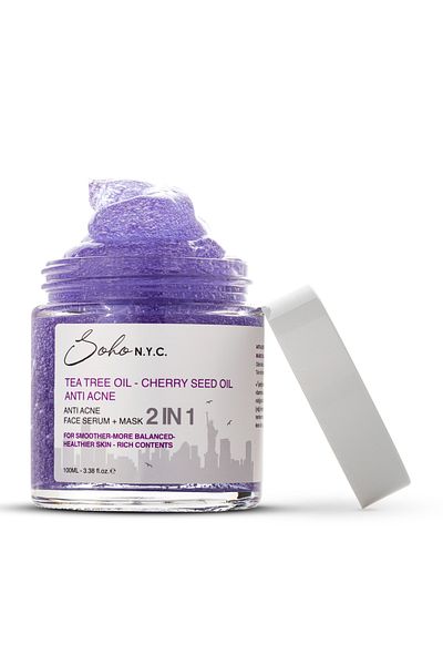 Soho N.Y.C. Vegan Anti Acne - Sebum Balancing Leave-in Mask Effective Serum 100 ml