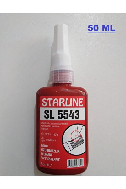 Starline STARLİNE CİVATA DOGALGAZ SU TESİSATI BORU SIZDIRMAZLIK 50 ML