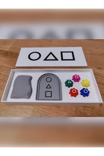 Owl Global Squid Game Gonggi Boxed 5 Stone Game and Stone Tilting Game Sound and Heavy Stone Version