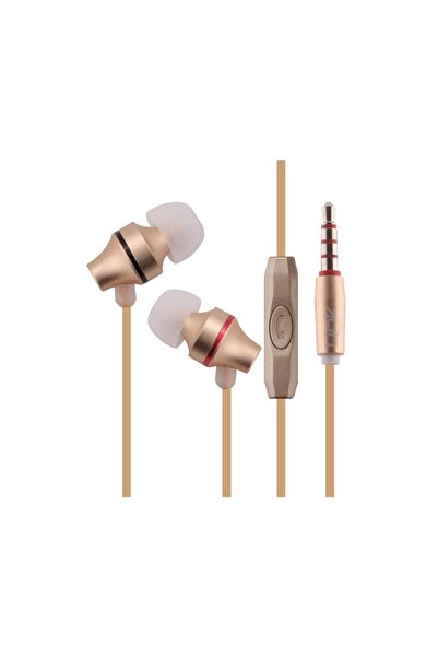 Linktech H20 Mikrofonlu Metal Kulak Içi Kablolu Kulaklık 3.5mm