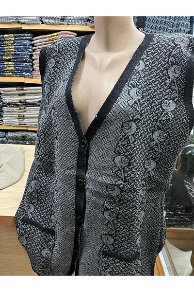 TCR Women's Knitwear Buttoned Pocket Patterned Vest