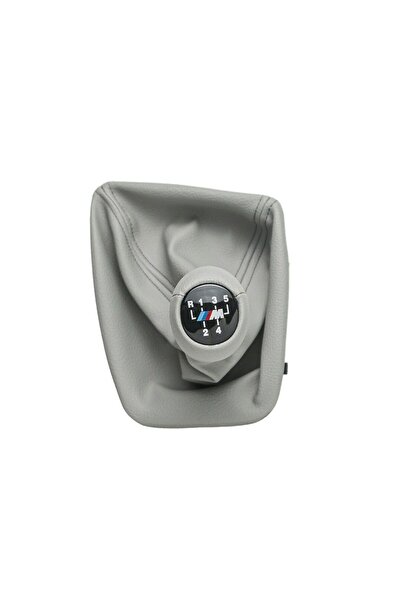 ALPHA AUTO PART Gear Shift Knob & Gaiter for Bmw 3 Series E46 - 5 Gear - Gray