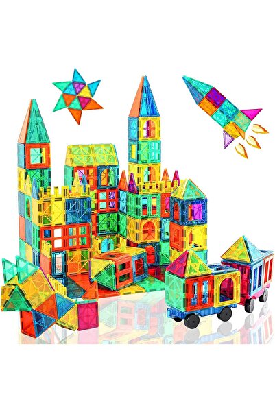 Yelajoy 105 Pcs Magnetic Tiles,magnetic Building Tiles 3d Building Sets Educational Toys For Toddlers,kid