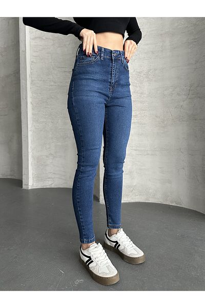 Linarose Women's Black Skinny Skinny Leg Recovery Pants Jean Fadeless Women's Jeans