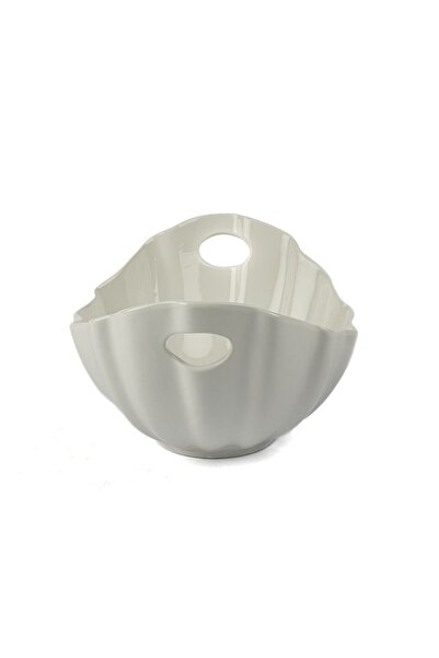 Le Atölye White Porcelain Bowl 28x23x15cm