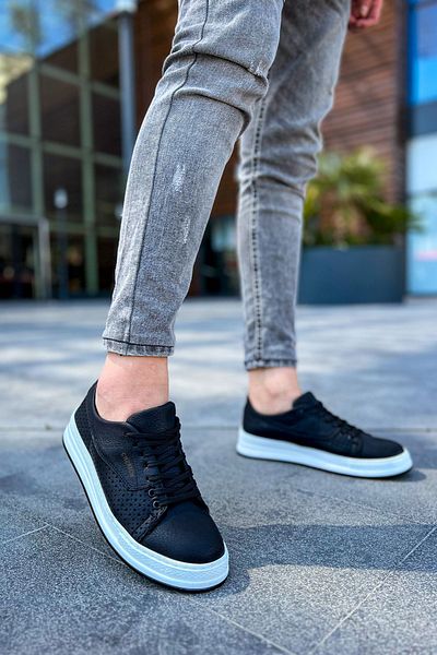 Chekich Cowien CH043 CBT Men's Black Shoes