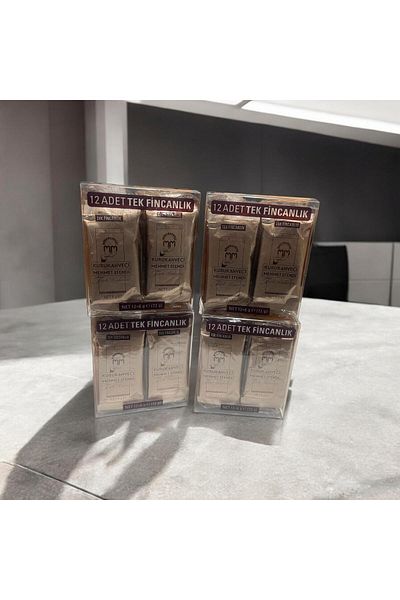 Revello Turkish Coffee - Single Disposable Package, Suitable for Invitations in Special Box. 12X6 Gr 4Cans