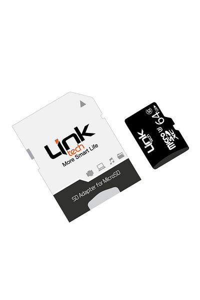 Linktech بطاقة ذاكرة M111 Premium Micro SD Ultra XC بسعة 64 جيجابايت
