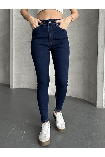 Linarose Pantaloni negri, skinny, skinny, pentru femei, blugi, blugi pentru femei, care nu se estompează