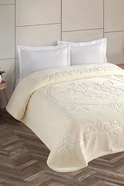 Kristal Двойно одеяло Blankent в екрю - 220x240