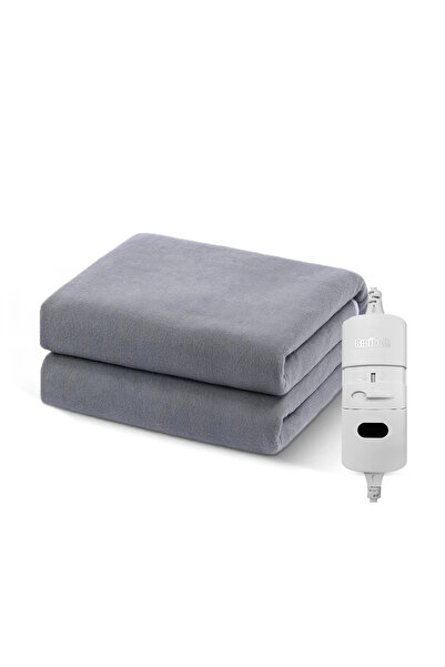 Choice 120x150CM EU Gray Electric Heating Blanket Automatic Thermostat Double Body Warmer Bed Mattress EU P