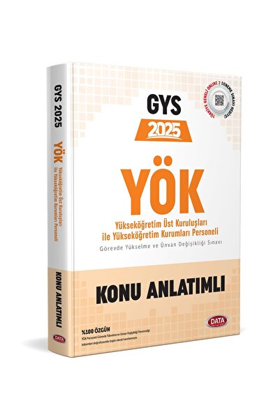 Data Yayınları 2025 Gys Yök Yükseköğretim Üst Kuruluşları Ile Kurumları Konu ...