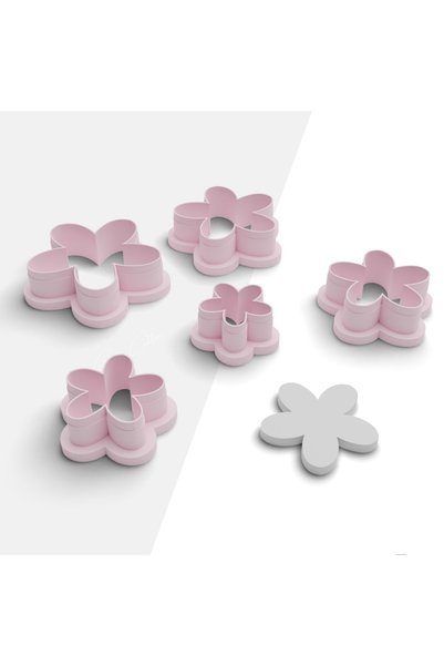 flament aşk Jasmine Flower Shaped Polymer Clay Mold, Earring Mold, Jewelry Mold, Cake Molds, No:1053
